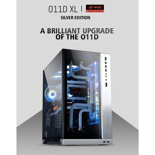 Jual Lian Li Pc O11 Dynamic Xl Rog Silver Tempered Glass Front Left Jakarta Utara Lezz Computech Tokopedia