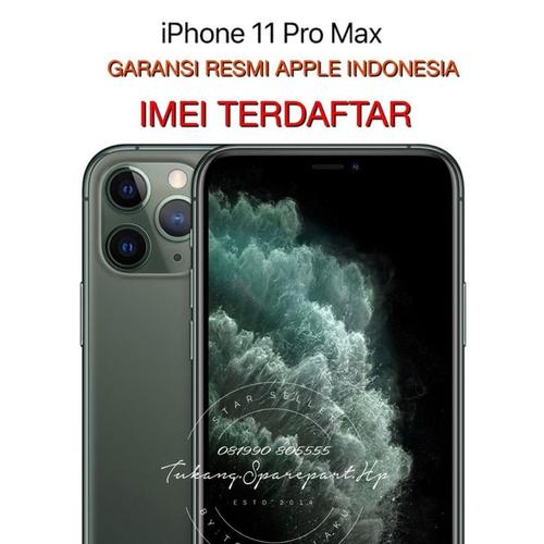 Jual Iphone 11 Pro Max 256GB - GARANSI RESMI APPLE SINGAPORE-MALAYSIA