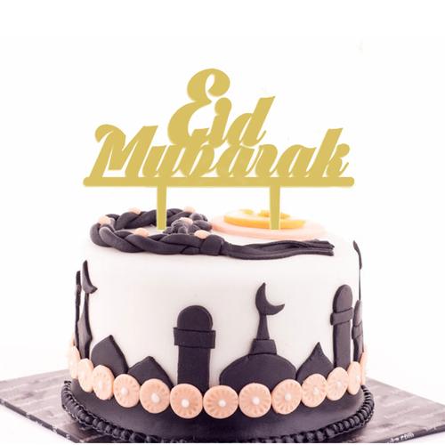 Jual Eid Mubarak Ramadan Iftar Kue Topper Muslim Islam Haji Cake - Kab ...