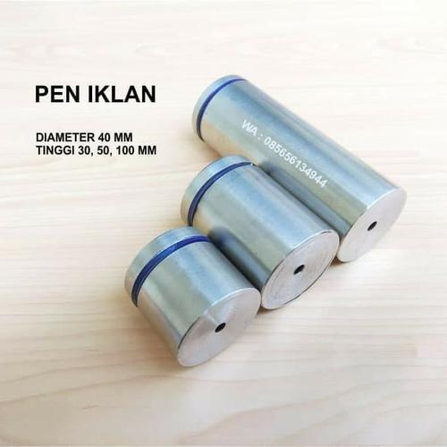 Foto Produk Pen Iklan 30 x 50 Stabil Kaca Sign Board Baut Acrilic dari Toko Income