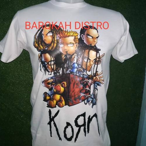 Jual T-shirt baju kaos Band KORN 