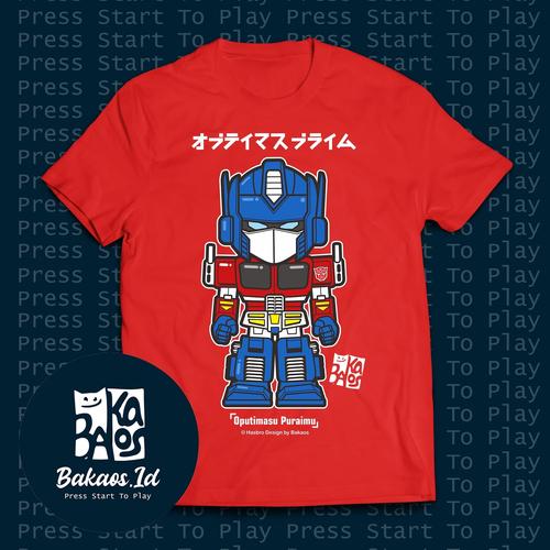 Foto Produk Bakaos Optimus Prime kaos pria tshirt transformers - TulisWarna, S dari Bakaos