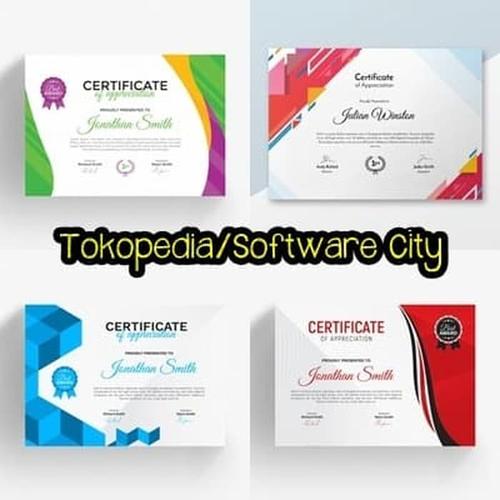 Jual Buku Design Graphics Template Desain Sertifikat Modern Photoshop Jakarta Utara Wartakurniawan Tokopedia