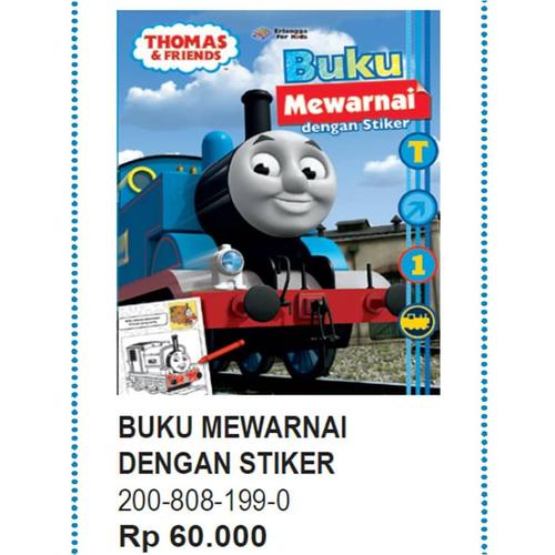 Jual Buku Buku Thomas And Friend Buku Mewarnai Dengan Stiker Jakarta Utara Purwantowijayanti Tokopedia