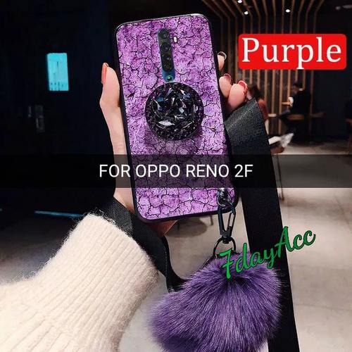 Foto Produk OPPO RENO 2F LUXURY BLING CASE MOTIF DIAMOND CASING SOFT HARD RENO2 F dari 7dayAcc