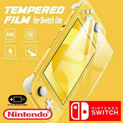 Foto Produk Tempered Glass Pelindung Layar Screen Protector Nintendo Switch Lite dari Dimas Retro Game