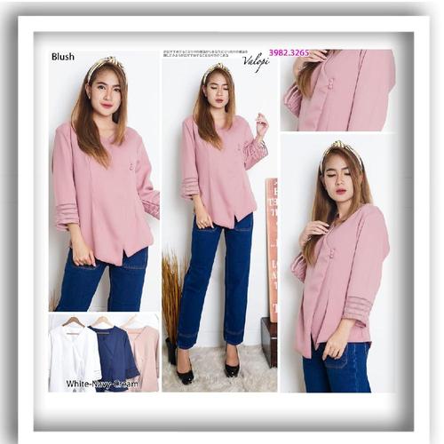 Jual Atasan Wanita Baju Blouse Blus Lengan Panjang Wanita Kantor 3265 Jakarta Selatan Catrene Tokopedia