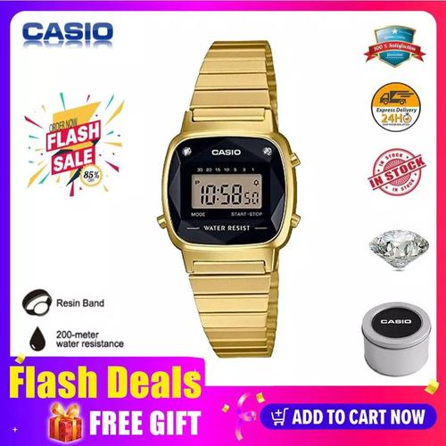 small face gold watch