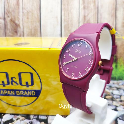 Foto Produk Q&Q QQ QnQ Analog Jam Tangan Wanita Merah Marun VP34J080Y Original dari Ogyta Shop