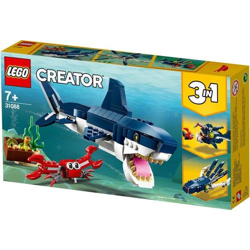 Jual LEGO Creator 3in1-31088 Deep Sea Creatures Set Crab Squid Angler ...