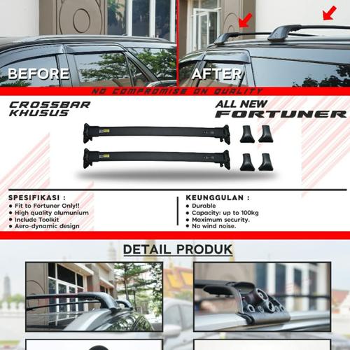 Foto Produk Cross Bar / Crossbar Otoproject Khusus All New Fortuner Vrz TRD dari Mega Oriental Motor