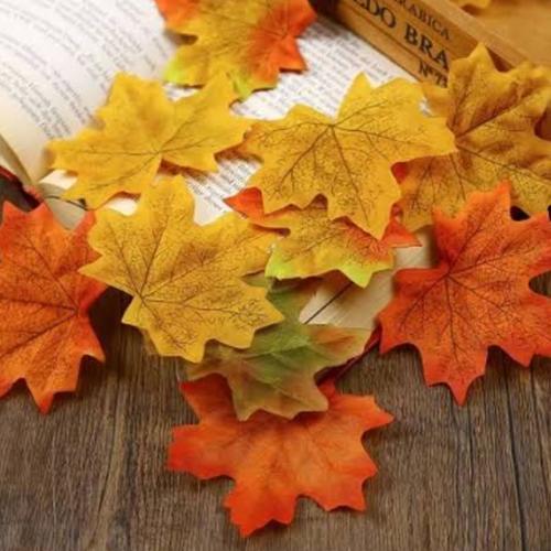 Foto Produk Daun Maple Palsu Set Momiji Maple leaf Artificial Properti Foto dari TwilightShop