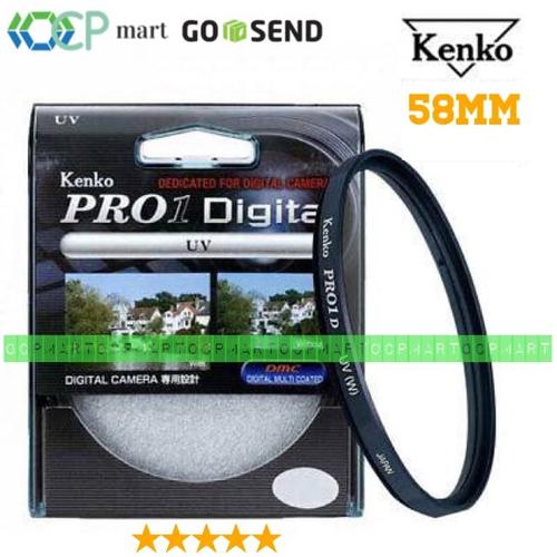 Foto Produk Filter UV Kenko Pro 1 Digital 58mm Canon 18-55mm Fujifilm 16-50mm dari ocp mart