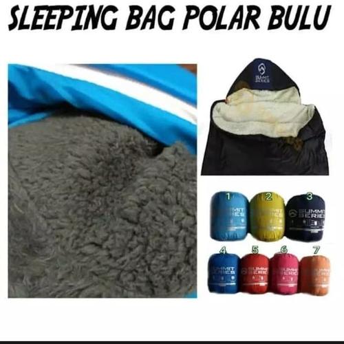 Foto Produk SLEEPING BAG POLAR BULU - merah maroon dari ZnZ colection