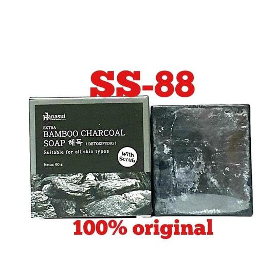 Gambar HANASUI EXTRA BAMBOO CHARCOAL SOAP ~ DENGAN SCRUB dari Sumber sehat 88 undefined Tokopedia