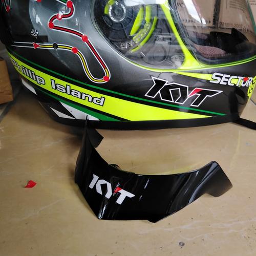 Foto Produk spoiler helm kyt R10,black dari @hendishop