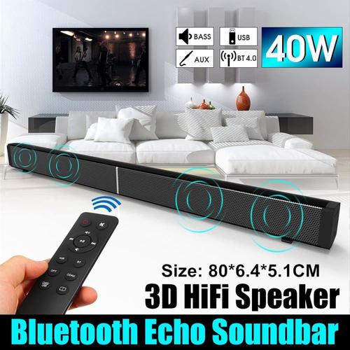 Jual Soundbar LP09 40W Home Speaker Echowall Wallmounted TV Sound