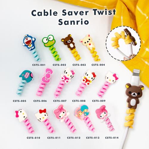 Jual Cable Saver Spiral / Twist Cable Protector Android Apple - SANRIO ...