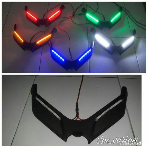 Foto Produk spesial Airscoop winglet new vario 125-150 LED aksesoris new vario dari ips_variasi