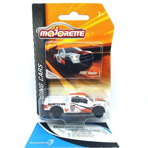 Jual Majorette Racing Cars Ford F-150 Raptor, Putih Skala 1:72 ...
