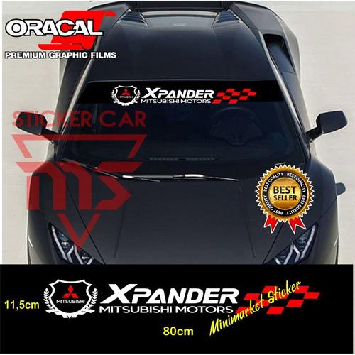 Jual stiker xpander sticker mobil mitsubishi xpander kaca premium