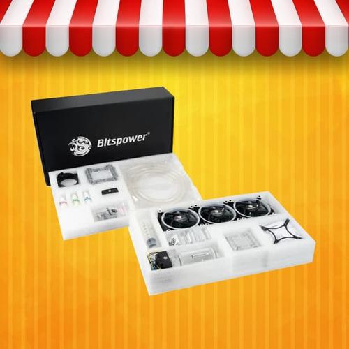 Promo Bitspower Water Cooling Kit Merge Series 360 BPWCWCKMG360 Cicil