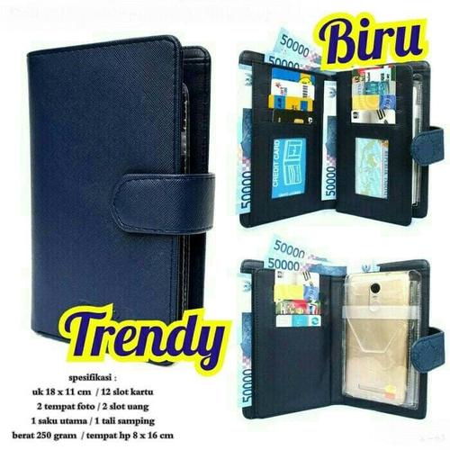 Foto Produk Dompet Wanita Kulit Taiga Cover HP Murah - Navy dari Laventy