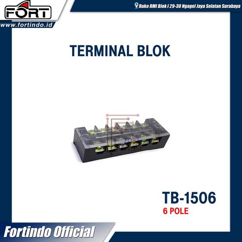Jual Terminal Blok TB-1506 15 Ampere 6POLE BLOCK FORT - Kota Surabaya ...