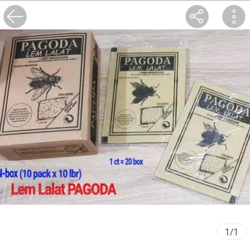 Foto Produk Lem lalat merek PAGODA (DIJAMIN!!! SUPER LENGKET) dari stationariestate