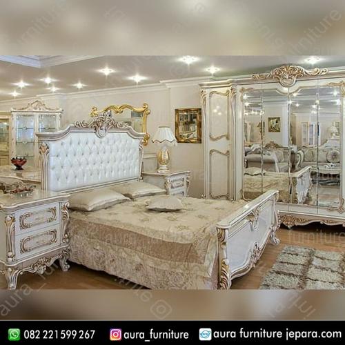 Jual Kamar Set Klasik Minimalis Ukir Set Kamar Tidur Duco Set Tempat Tidur Kab Jepara Aurafurniturejepara Tokopedia