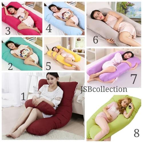 Foto Produk Bantal ibu hamil kombinasi warna polos dari jsb collection