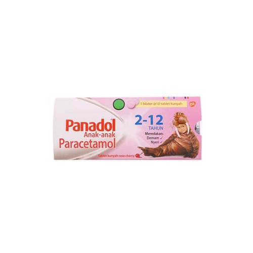 Foto Produk Panadaol cewble obat untuk anak-anak 10 tab harga grosir dari Toko Madu Sentosa