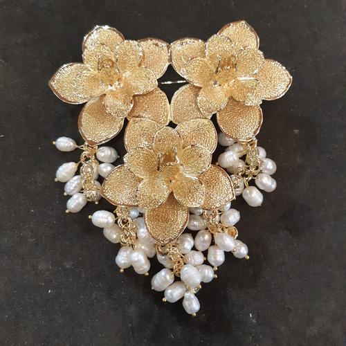 Gambar Bros Plat Tiga Bunga bros kebaya bros etnik bros mutiara dari buy2shop Jakarta Timur Tokopedia