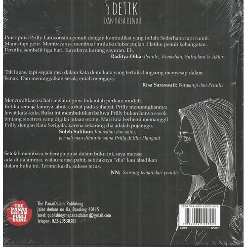Jual Terbaru Puisi 5 Detik Dan Rasa Rindu Hc Jakarta Selatan Jasminkusmawati Tokopedia
