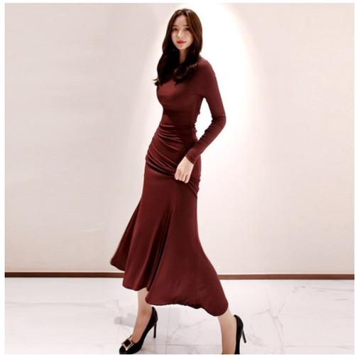 sleeve long dress