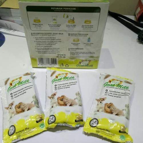 Foto Produk ECO PET GOAT MILK 1BOX/SUSU KUCING/ANJING/KAMBING ETAWA 1 BOX dari Kinarian petshop