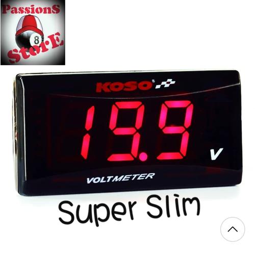 Foto Produk Voltmeter Aki Merk KOSO Slim - Merah dari Passions Store