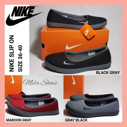 Foto Produk Sepatu Wanita Nike Slip On Casual. Sepatu Kerja Santai Kuliah Nike dari MelaShoes