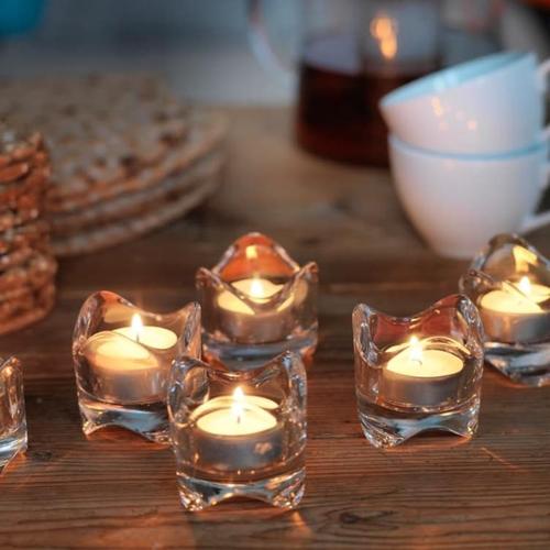 Foto Produk Tempat Lilin Kaca Elegant Transparant Cantik Candle Holder - tempat lilin dari TwilightShop