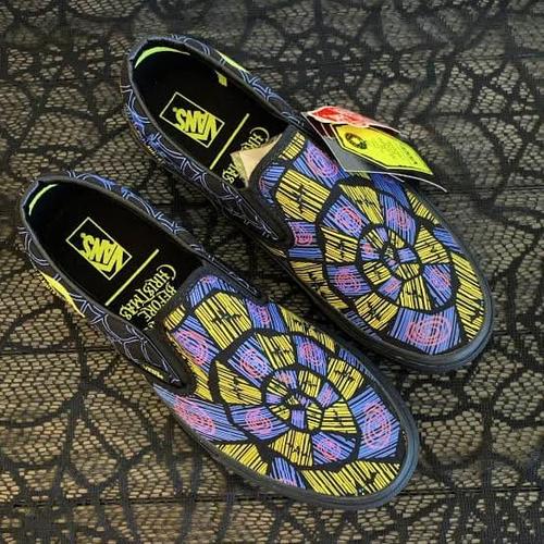 oogie boogie vans slip ons
