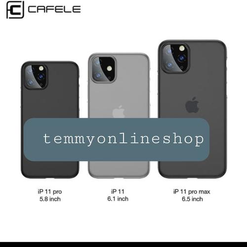 Foto Produk Iphone 11, 11 Pro, 11 Pro Max Cafele Ultra thin soft case original dari temmy onlineshop