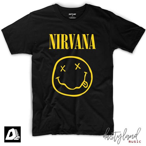 Jual NIRVANA - Classic SMILE Logo Black 
