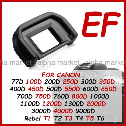 ChromLives Camera Eyepiece Eyecup Compatible With 18mm EB Replacement Viewfinder Protector Compatible With Canon EOS 80D 70D 60D 77D 50D Mark II 6D 6D Mark II 40D 30D 20D 20Da 10D 60Da