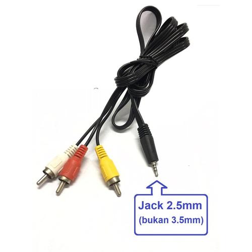 Kabel Audio Video AV Mp5 Jack 2.5mm 