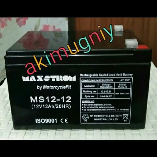 Foto Produk aki baterai kering vrla mf selis 12ah 12v sepeda listrik 12v 12ah ups dari akimugniy