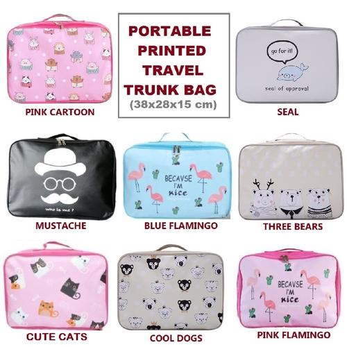 Foto Produk Tas travel pendamping koper PRINTED edition size L - SEAL dari AZISTA SHOP