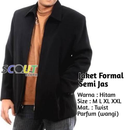 Gambar Jaket formal semi jas tuxedo Pria BOSS Jaket Seragam Kantor dari Scout-Cloth undefined Tokopedia