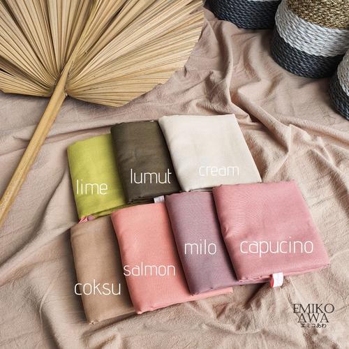 Gambar Hijab VOAL Segiempat Premium - Emikoawa Jilbab Kerudung Terbaru Korea - capucino dari emikoawa Jakarta Utara Tokopedia