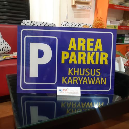 Foto Produk Akrilik Parkir Khusus Karyawan dari Syafana