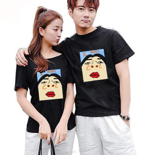 Jual Kaos Pasangan Lengan Pendek Tshirt Couple Murah Terbaru Im Cool Hitam Kota Yogyakarta Pusatnya Baju Couple Tokopedia